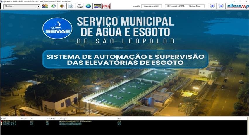 ELIPSE E3 GERA GANHOS DE ECONOMIA AO SEMAE SL NO CONTROLE DE SUA REDE DE SANEAMENTO DE ESGOTO